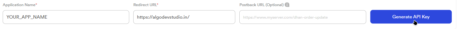 Generate New App